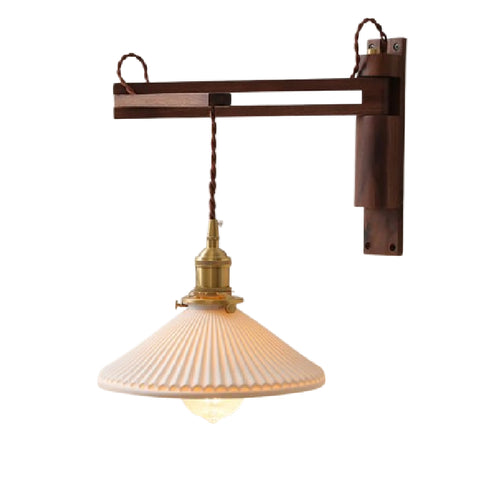 Asne – Adjustable Wood Wall Light