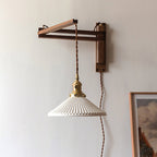 Asne – Adjustable Wood Wall Light - Grella Boutique