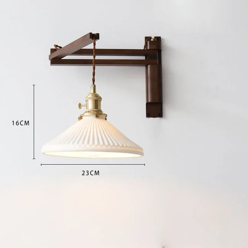 Asne – Adjustable Wood Wall Light
