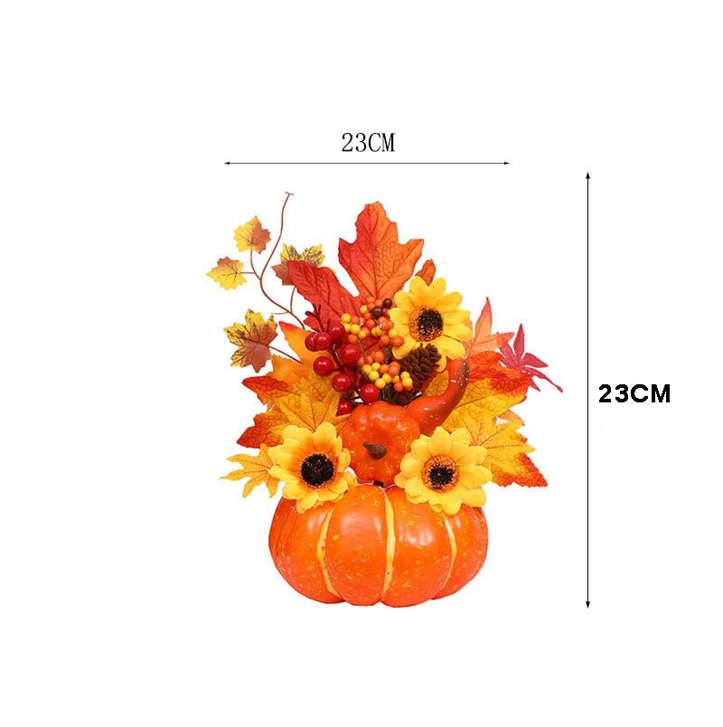 Hakon - Artificial Pumpkin Sunflower Ornament Fall Decor Sale Bedroom Decor Fall Home Decor Fall Decor 2025 - Grella Boutique