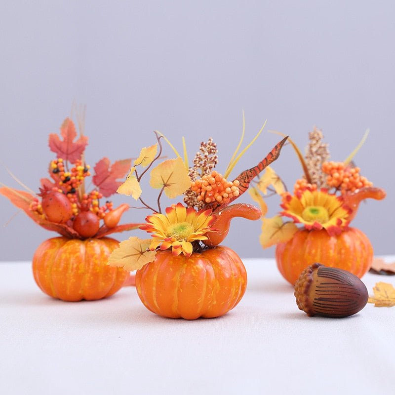 Hakon - Artificial Pumpkin Sunflower Ornament Fall Decor Sale Bedroom Decor Fall Home Decor Fall Decor 2025 - Grella Boutique