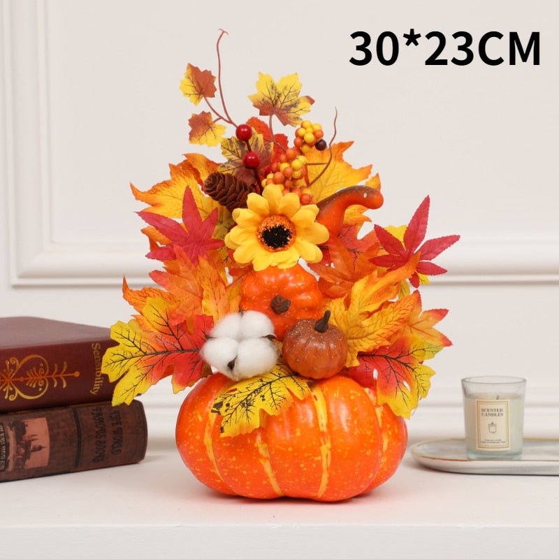 Hakon - Artificial Pumpkin Sunflower Ornament Fall Decor Sale Bedroom Decor Fall Home Decor Fall Decor 2025 - Grella Boutique