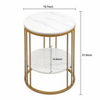 Katrine - Oval Coffee Table Small Round Coffee Table - Grella Boutique