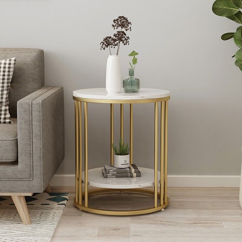 Katrine - Oval Coffee Table Small Round Coffee Table - Grella Boutique