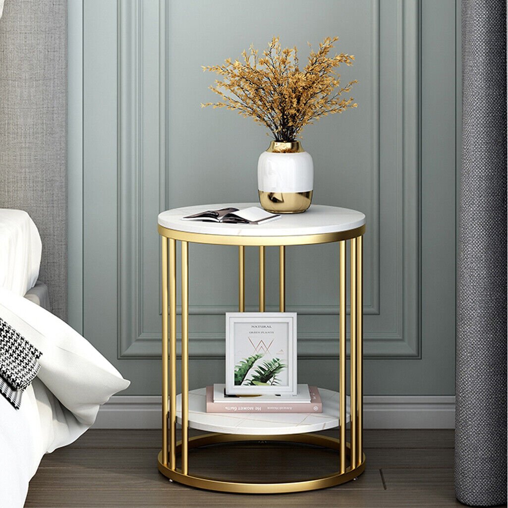 Katrine - Oval Coffee Table Small Round Coffee Table - Grella Boutique