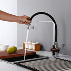 Skál - Black Chrome Kitchen Faucet - Grella Boutique