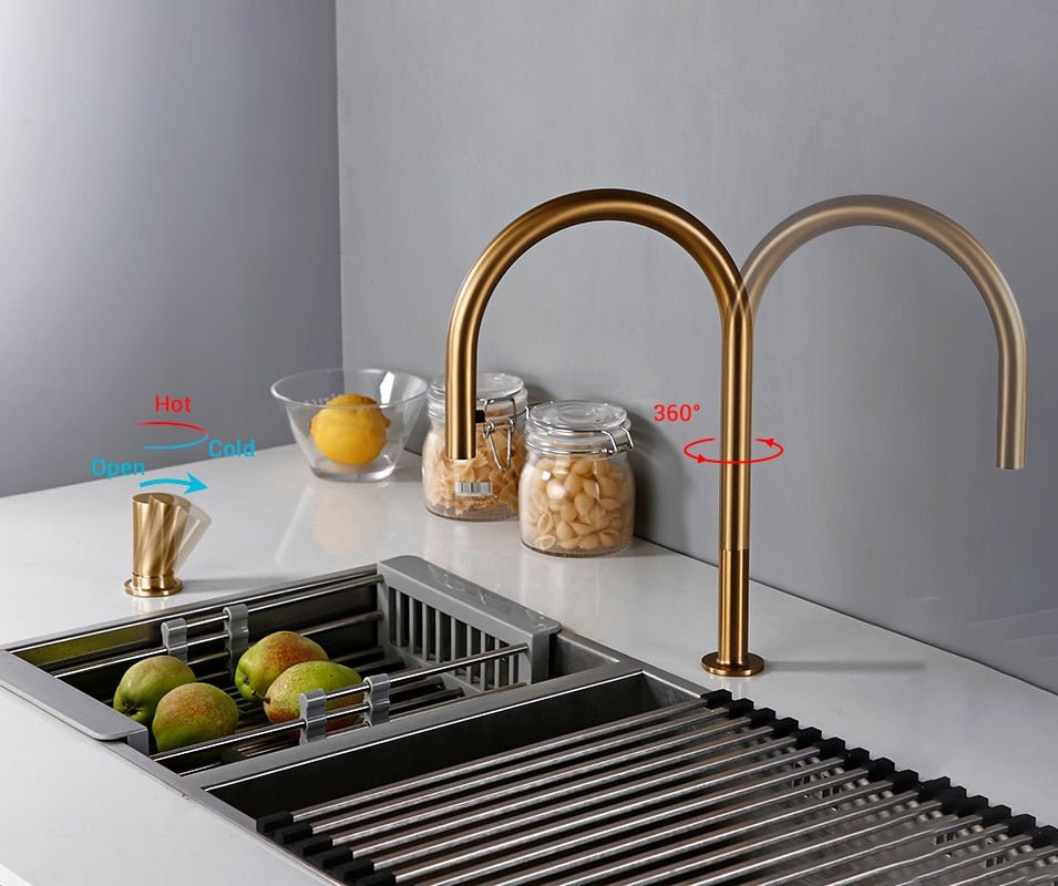 Snara - Modern Kitchen Faucet with Sprayer - Grella Boutique