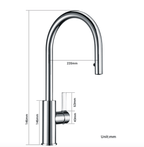 Sturla - Silver Kitchen Faucet - Grella Boutique
