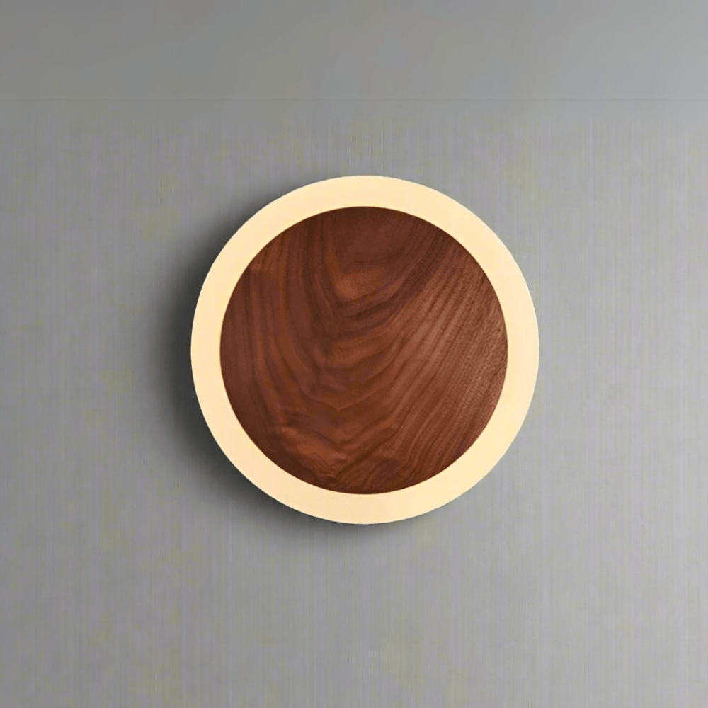 Tormod – Modern Walnut LED Wall Light - Grella Boutique