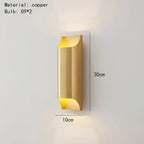 Yrsa - Modern Brass LED Wall Lamp Foyer - Grella Boutique